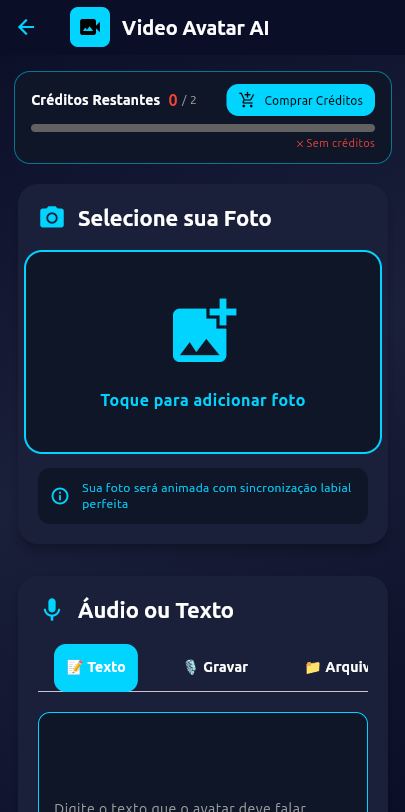 Video Avatar AI interface preview inside the phone mockup